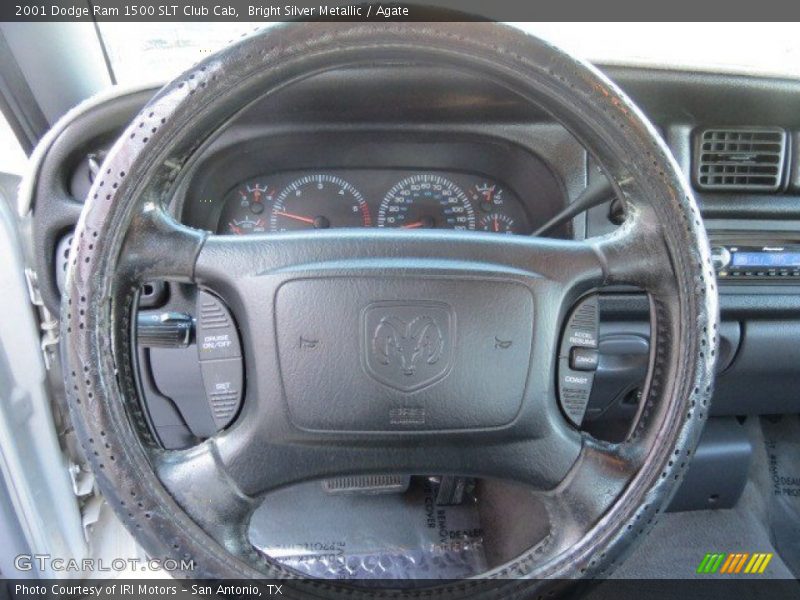 Bright Silver Metallic / Agate 2001 Dodge Ram 1500 SLT Club Cab
