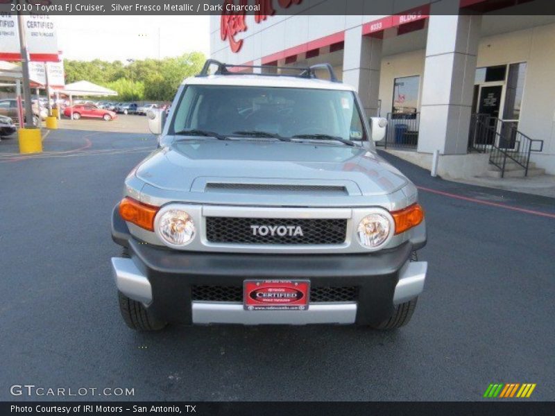 Silver Fresco Metallic / Dark Charcoal 2010 Toyota FJ Cruiser