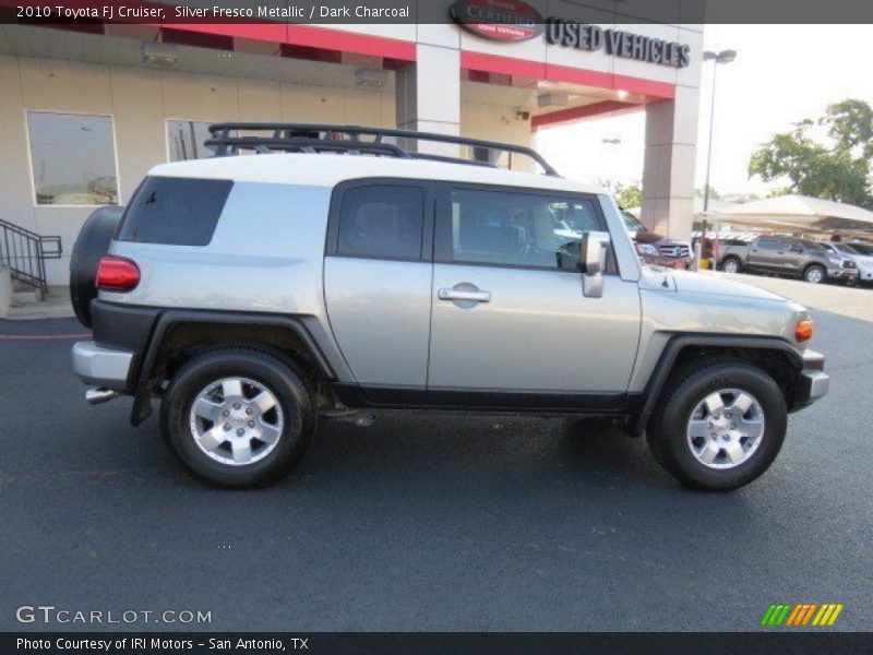 Silver Fresco Metallic / Dark Charcoal 2010 Toyota FJ Cruiser