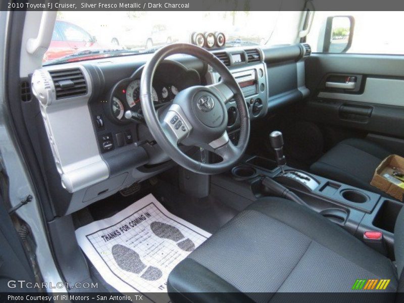 Silver Fresco Metallic / Dark Charcoal 2010 Toyota FJ Cruiser