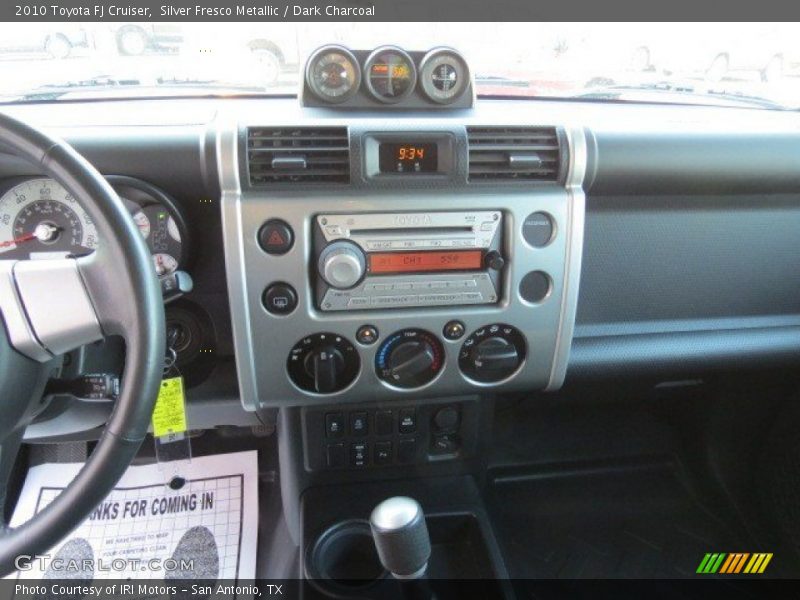 Silver Fresco Metallic / Dark Charcoal 2010 Toyota FJ Cruiser