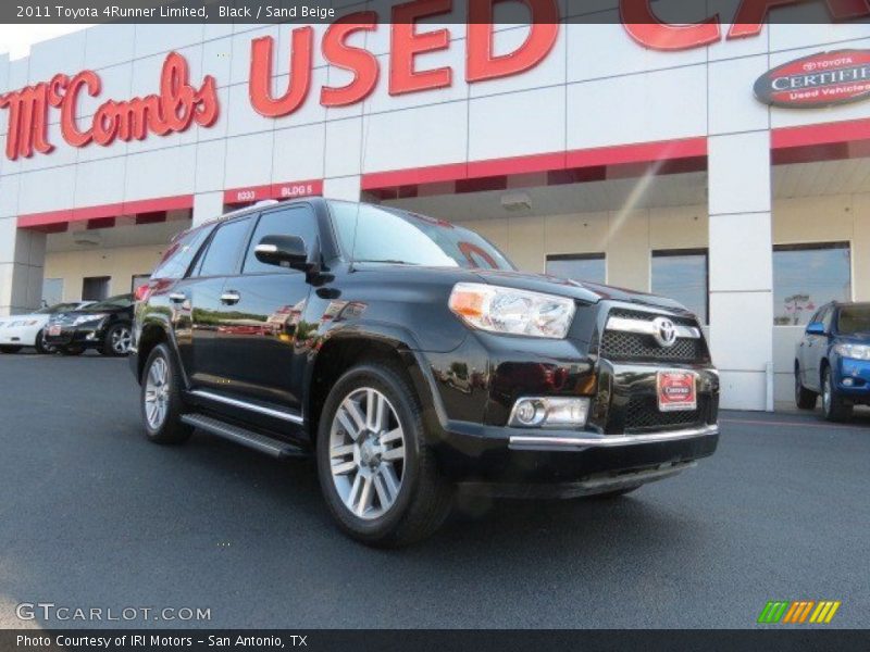 Black / Sand Beige 2011 Toyota 4Runner Limited