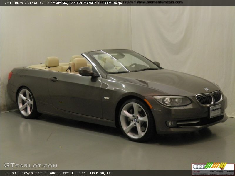 Mojave Metallic / Cream Beige 2011 BMW 3 Series 335i Convertible