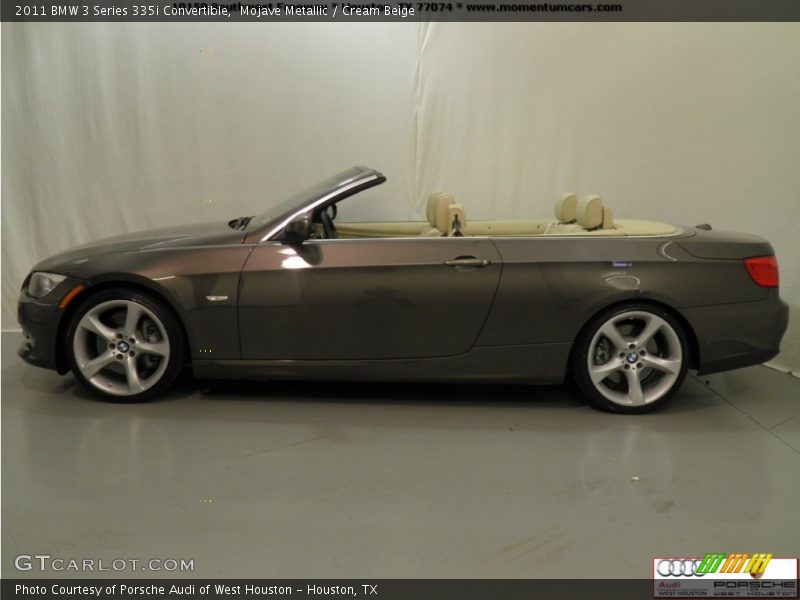 Mojave Metallic / Cream Beige 2011 BMW 3 Series 335i Convertible