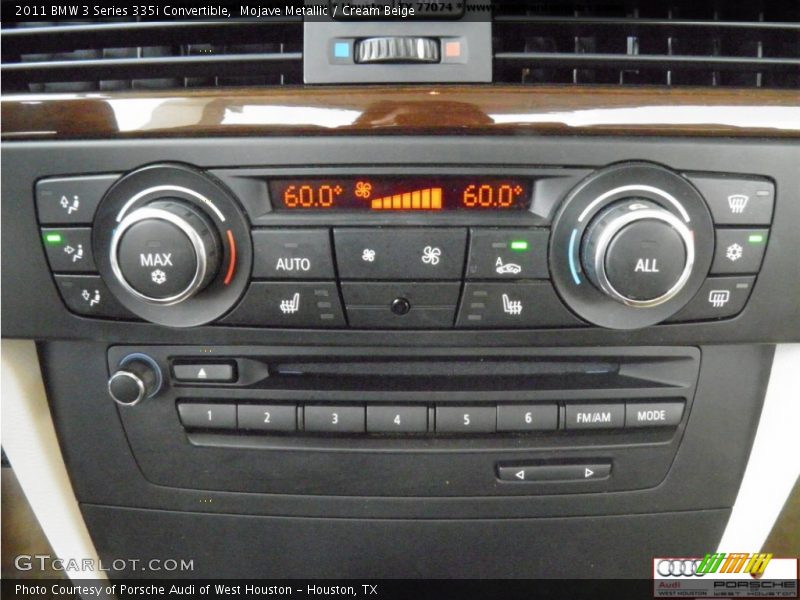 Mojave Metallic / Cream Beige 2011 BMW 3 Series 335i Convertible