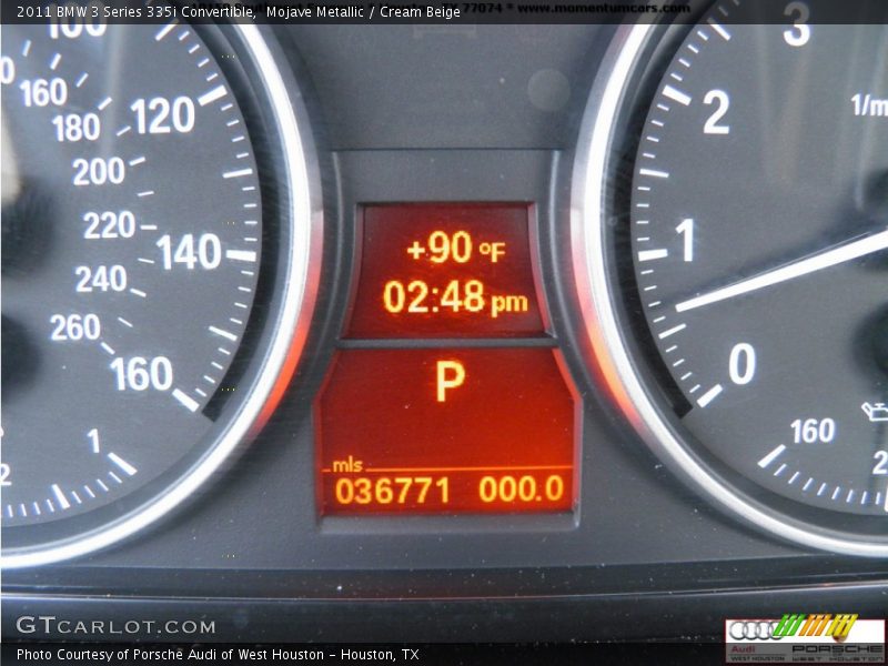 Mojave Metallic / Cream Beige 2011 BMW 3 Series 335i Convertible