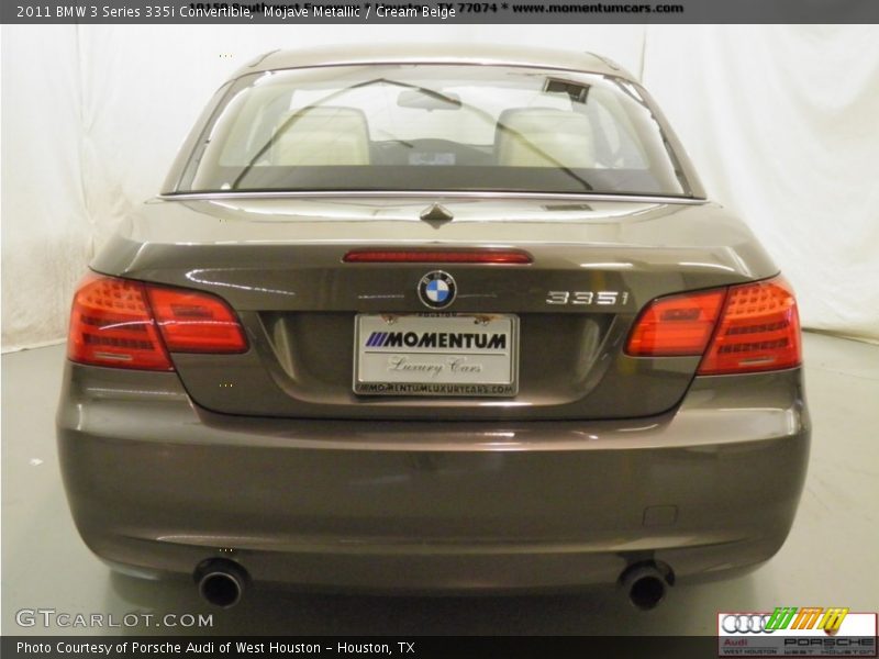 Mojave Metallic / Cream Beige 2011 BMW 3 Series 335i Convertible