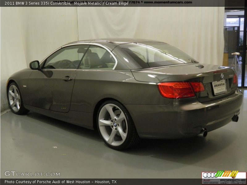Mojave Metallic / Cream Beige 2011 BMW 3 Series 335i Convertible