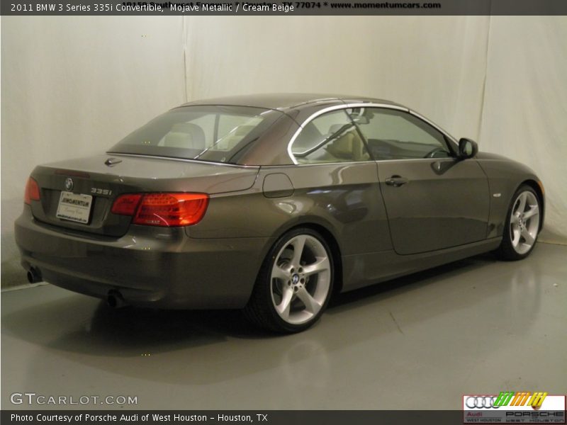 Mojave Metallic / Cream Beige 2011 BMW 3 Series 335i Convertible
