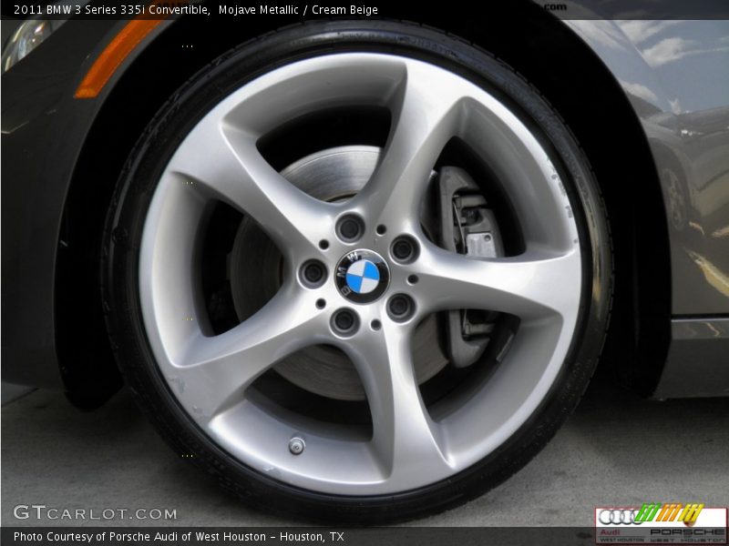 Mojave Metallic / Cream Beige 2011 BMW 3 Series 335i Convertible