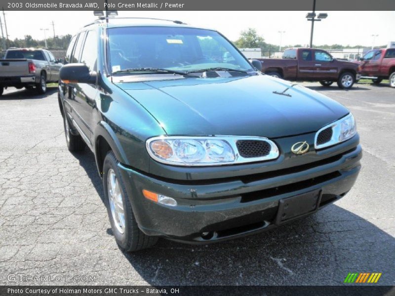 Polo Green Metallic / Pewter 2003 Oldsmobile Bravada AWD