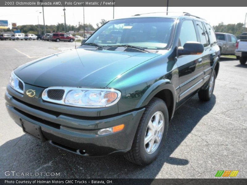 Polo Green Metallic / Pewter 2003 Oldsmobile Bravada AWD