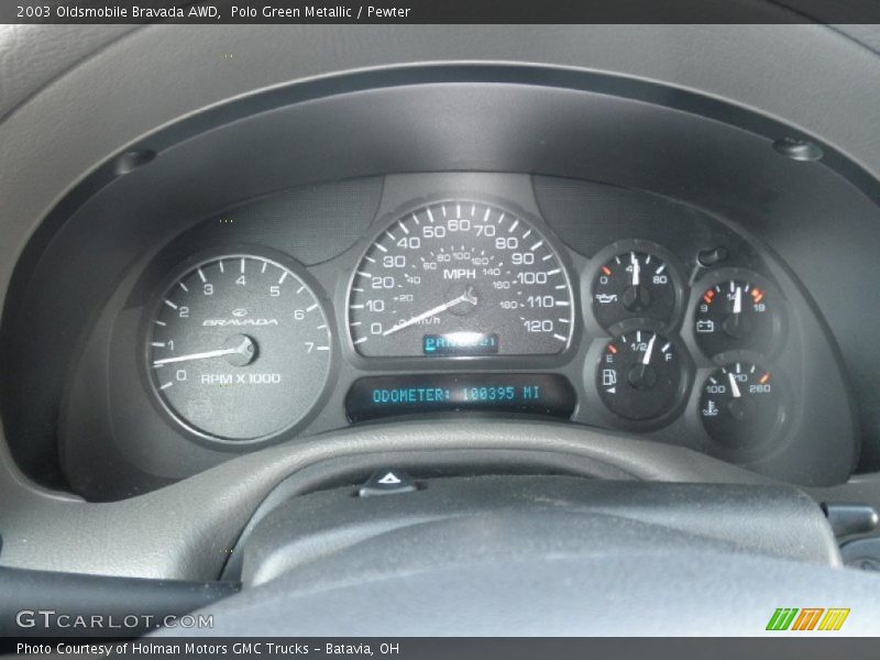 Polo Green Metallic / Pewter 2003 Oldsmobile Bravada AWD