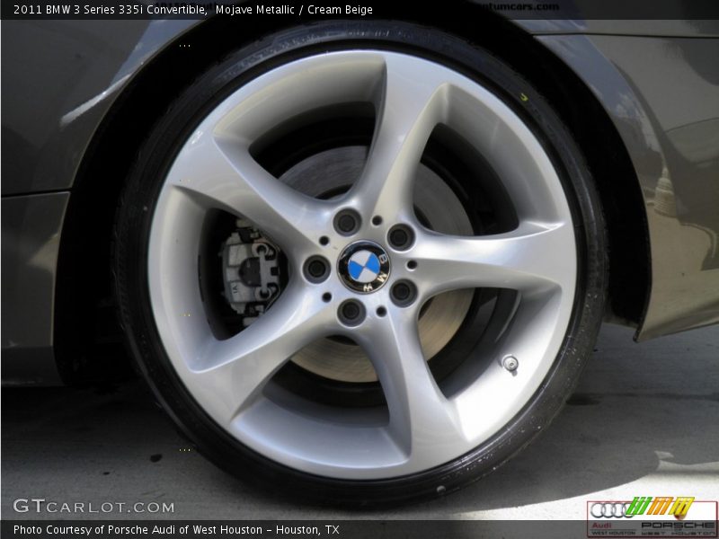 Mojave Metallic / Cream Beige 2011 BMW 3 Series 335i Convertible