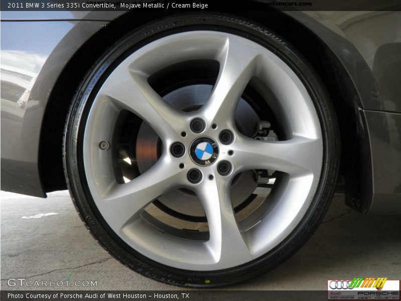 Mojave Metallic / Cream Beige 2011 BMW 3 Series 335i Convertible