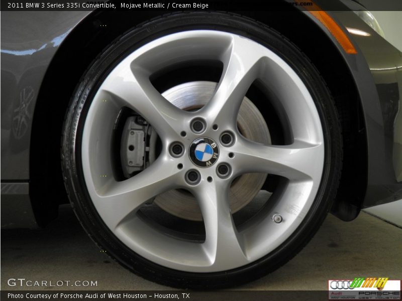 Mojave Metallic / Cream Beige 2011 BMW 3 Series 335i Convertible