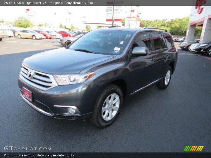 Magnetic Gray Metallic / Black 2012 Toyota Highlander V6