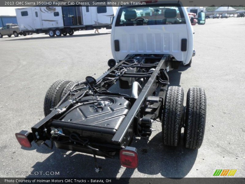 Summit White / Dark Titanium 2013 GMC Sierra 3500HD Regular Cab Chassis