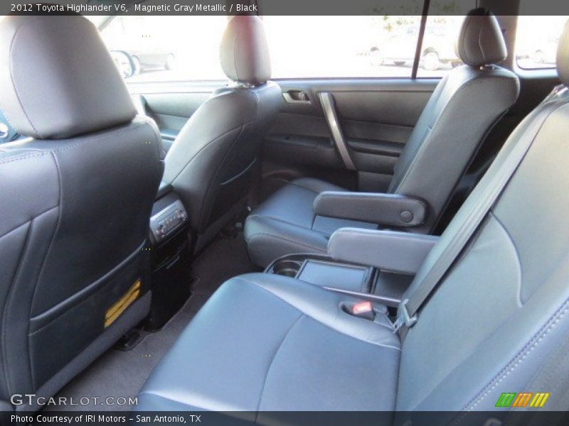 Magnetic Gray Metallic / Black 2012 Toyota Highlander V6