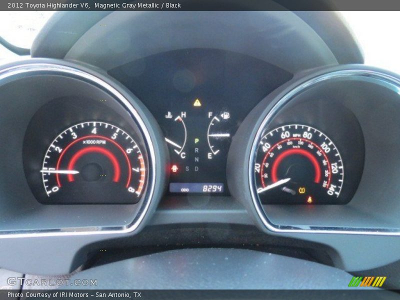 Magnetic Gray Metallic / Black 2012 Toyota Highlander V6