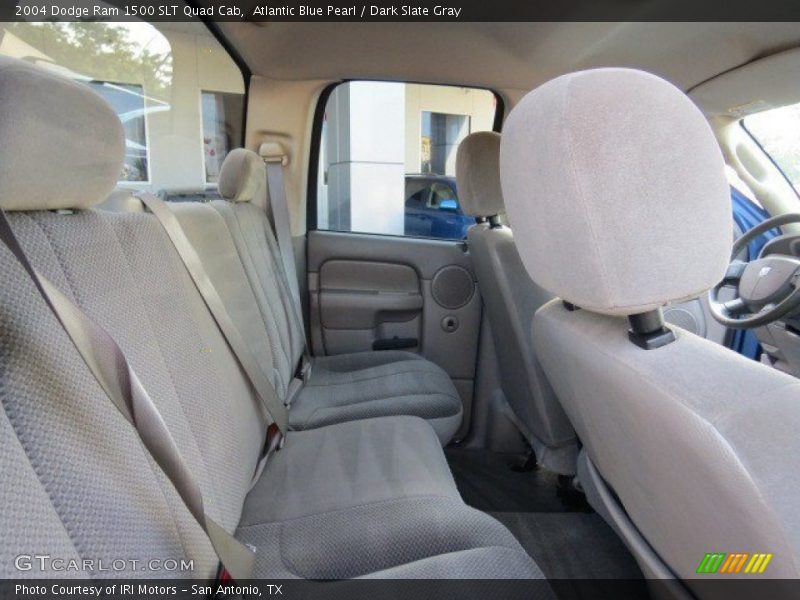 Atlantic Blue Pearl / Dark Slate Gray 2004 Dodge Ram 1500 SLT Quad Cab