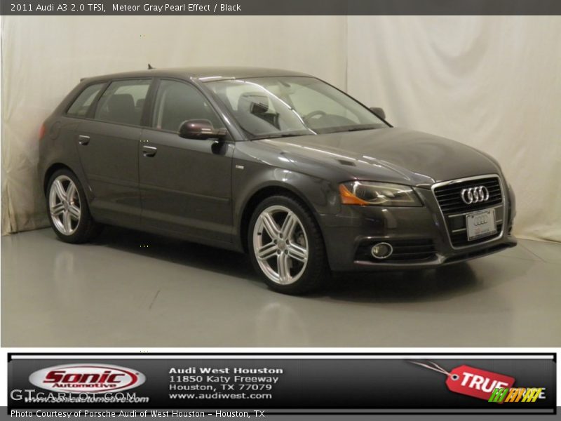 Meteor Gray Pearl Effect / Black 2011 Audi A3 2.0 TFSI
