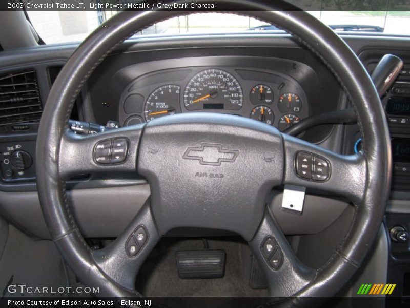 Light Pewter Metallic / Gray/Dark Charcoal 2003 Chevrolet Tahoe LT