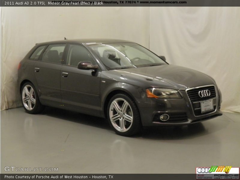 Meteor Gray Pearl Effect / Black 2011 Audi A3 2.0 TFSI