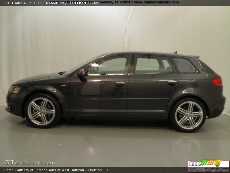 Meteor Gray Pearl Effect / Black 2011 Audi A3 2.0 TFSI