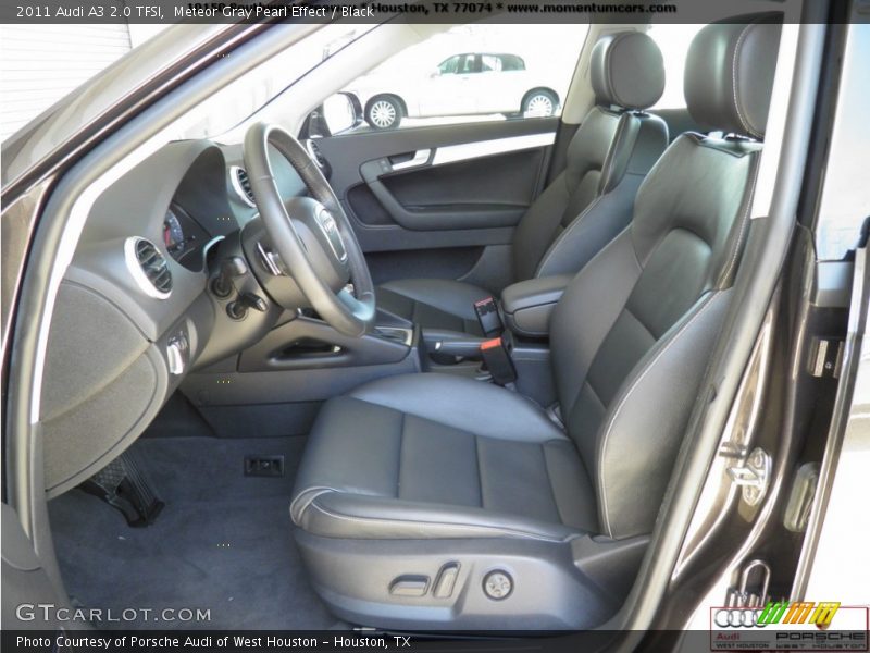 Meteor Gray Pearl Effect / Black 2011 Audi A3 2.0 TFSI