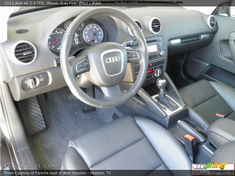 Meteor Gray Pearl Effect / Black 2011 Audi A3 2.0 TFSI