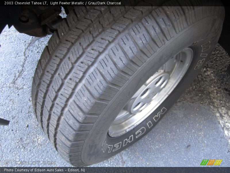 Light Pewter Metallic / Gray/Dark Charcoal 2003 Chevrolet Tahoe LT