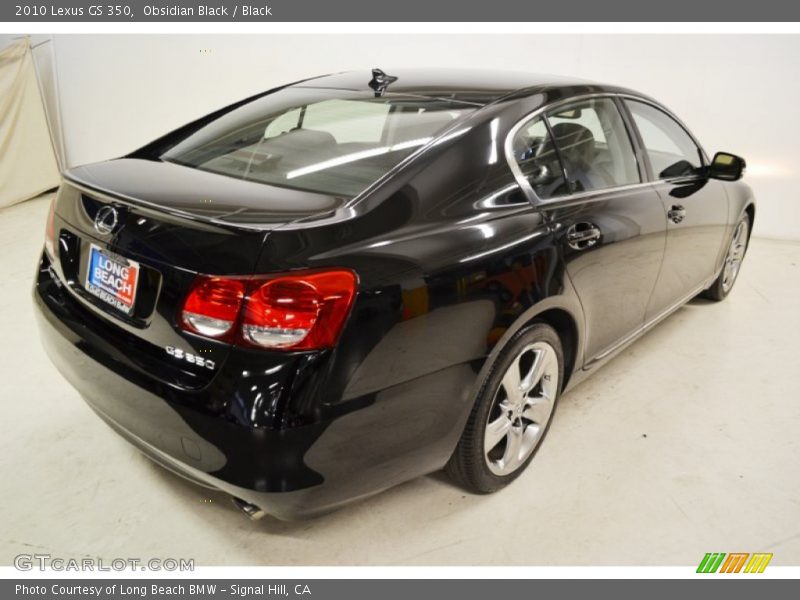 Obsidian Black / Black 2010 Lexus GS 350