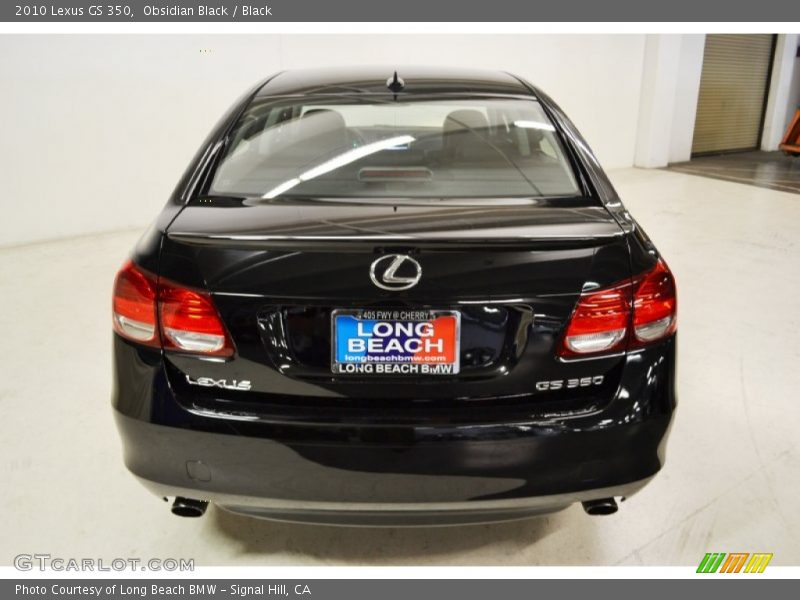 Obsidian Black / Black 2010 Lexus GS 350