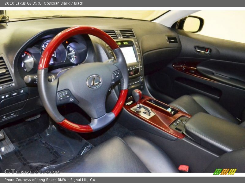 Obsidian Black / Black 2010 Lexus GS 350