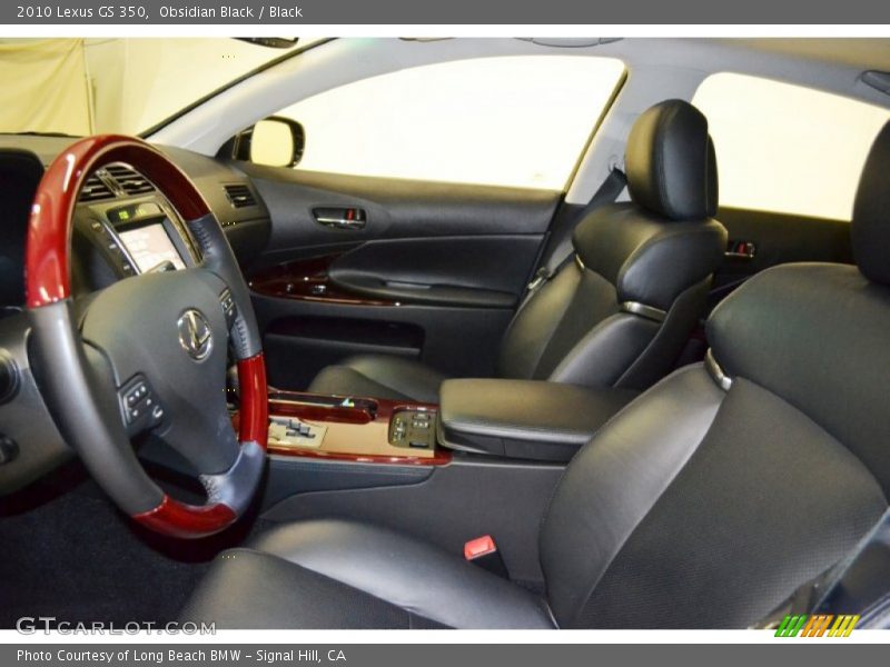 Obsidian Black / Black 2010 Lexus GS 350