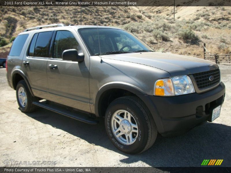 Mineral Grey Metallic / Medium Parchment Beige 2003 Ford Explorer XLS 4x4