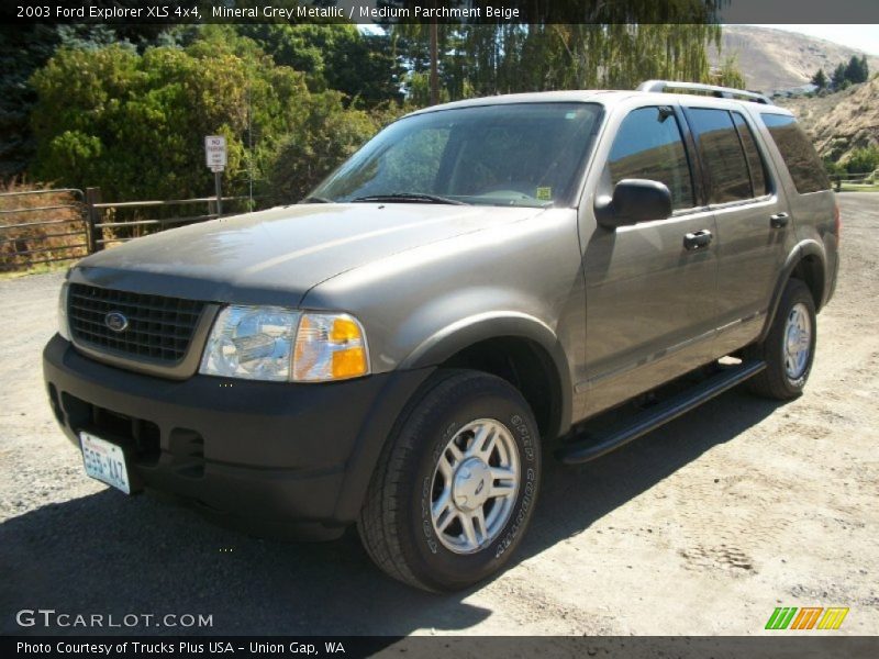 Mineral Grey Metallic / Medium Parchment Beige 2003 Ford Explorer XLS 4x4