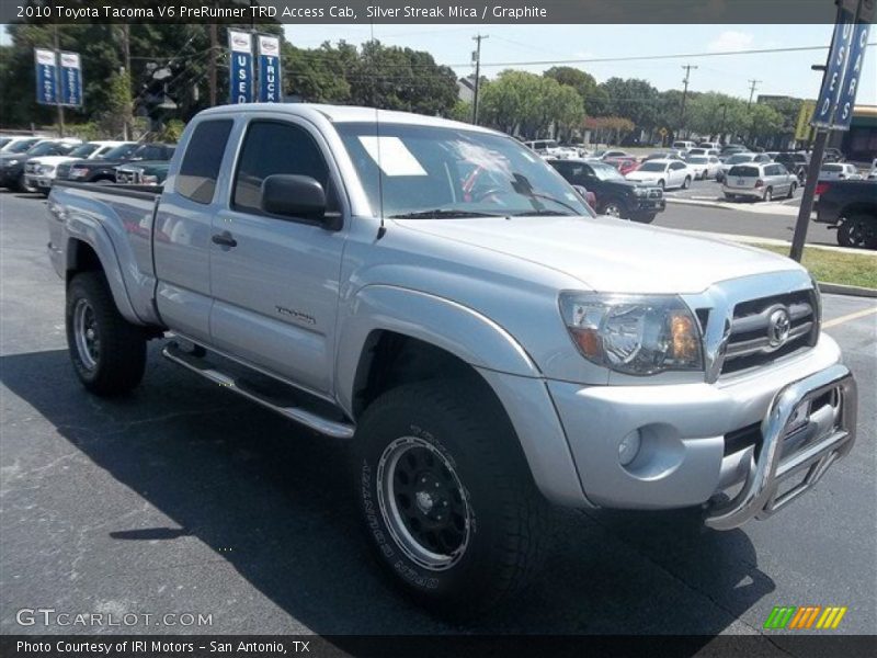 Silver Streak Mica / Graphite 2010 Toyota Tacoma V6 PreRunner TRD Access Cab