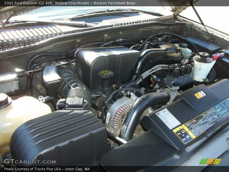 Mineral Grey Metallic / Medium Parchment Beige 2003 Ford Explorer XLS 4x4
