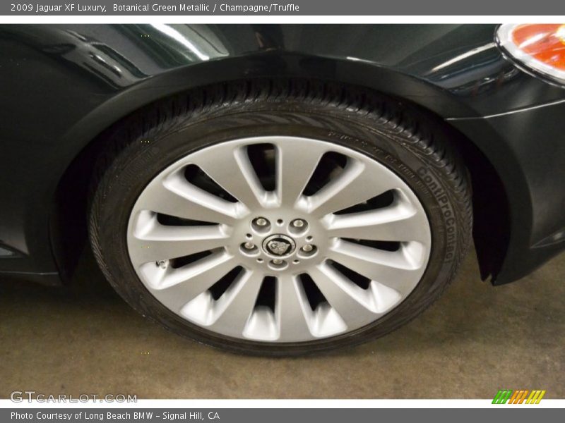 Botanical Green Metallic / Champagne/Truffle 2009 Jaguar XF Luxury