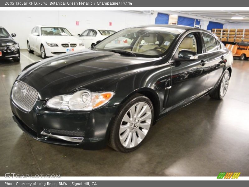 Botanical Green Metallic / Champagne/Truffle 2009 Jaguar XF Luxury