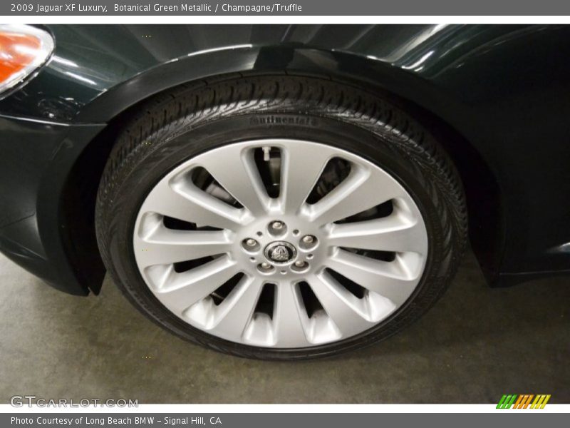 Botanical Green Metallic / Champagne/Truffle 2009 Jaguar XF Luxury