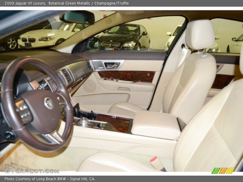 Botanical Green Metallic / Champagne/Truffle 2009 Jaguar XF Luxury