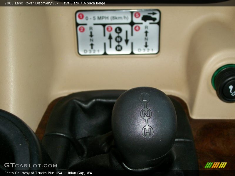 Controls of 2003 Discovery SE7