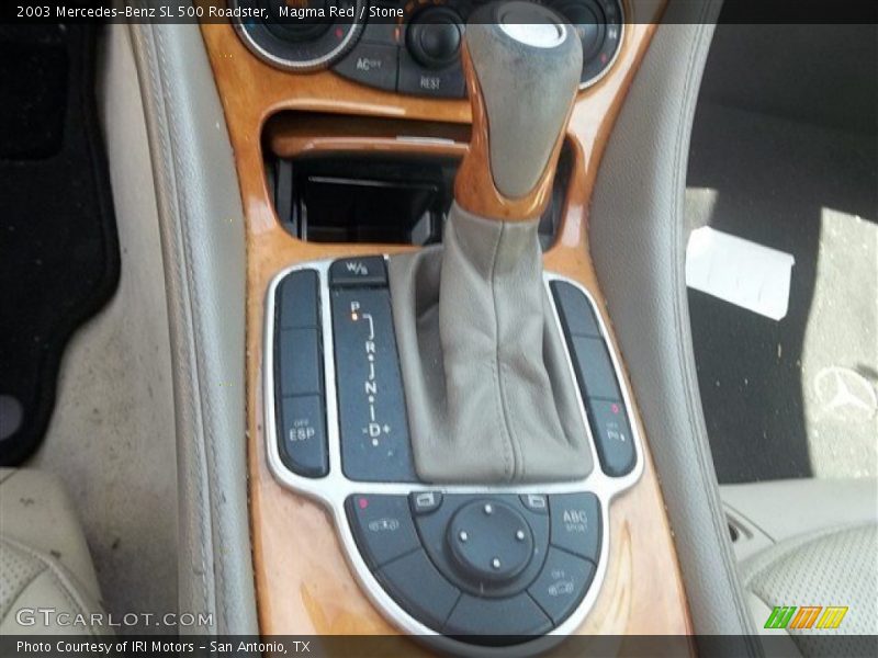 Magma Red / Stone 2003 Mercedes-Benz SL 500 Roadster