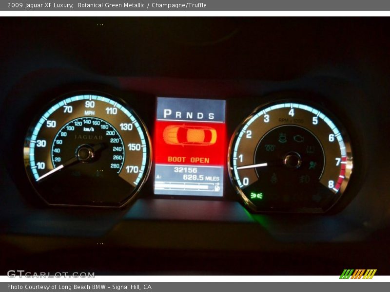Botanical Green Metallic / Champagne/Truffle 2009 Jaguar XF Luxury