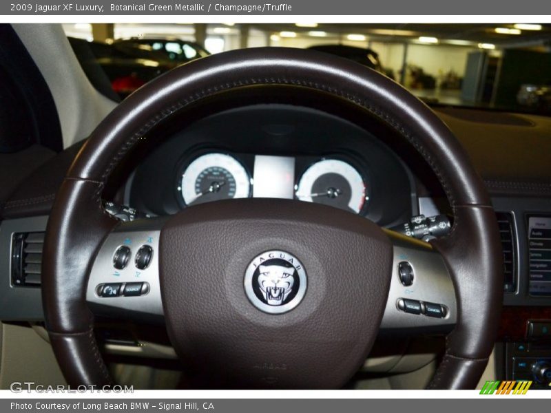 Botanical Green Metallic / Champagne/Truffle 2009 Jaguar XF Luxury