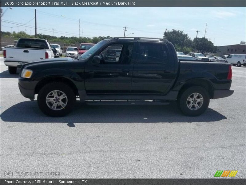 Black Clearcoat / Medium Dark Flint 2005 Ford Explorer Sport Trac XLT