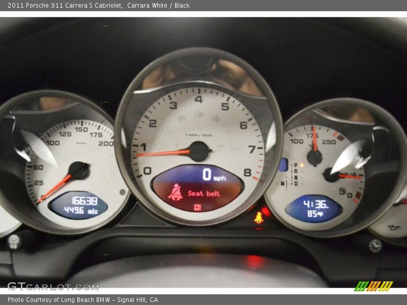  2011 911 Carrera S Cabriolet Carrera S Cabriolet Gauges